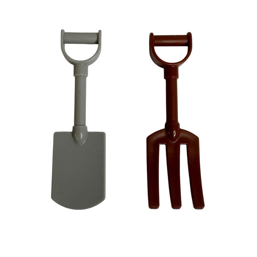 Duplo Lego Replacement Pitchfork And Shovel Only Toy